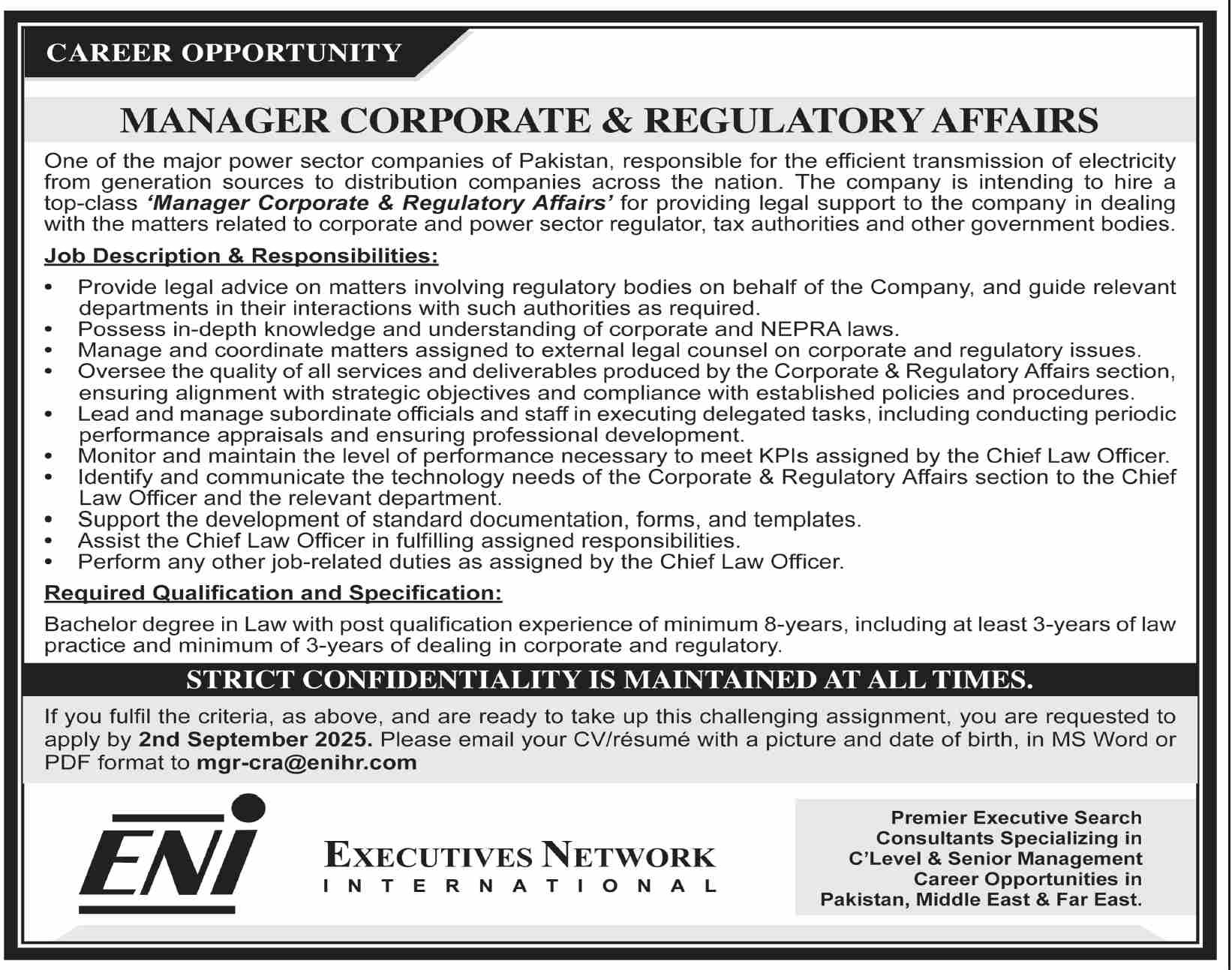 Jobs in Executive Networks International